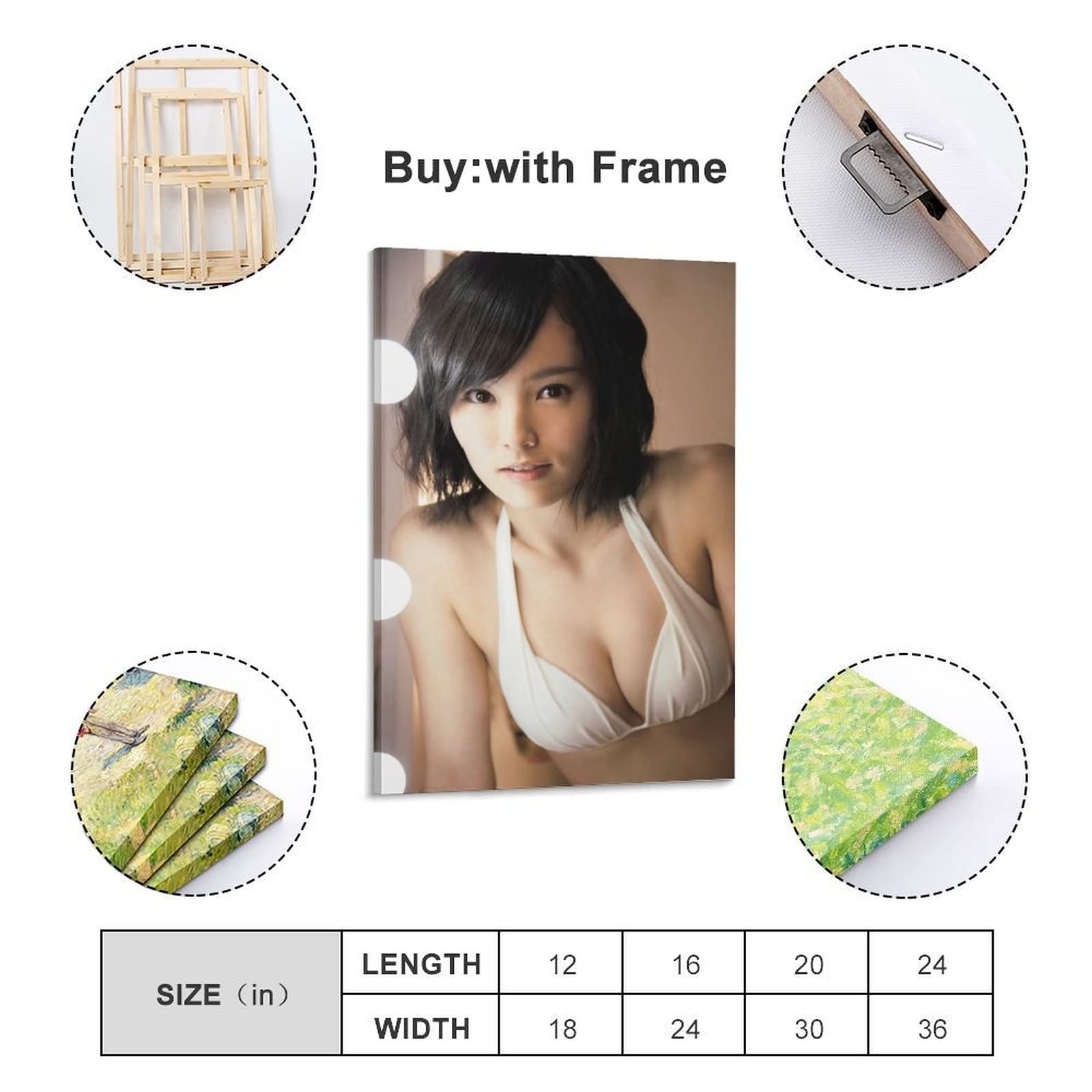 NMB48 山本彩 販促 告知ポスター B2 【3枚セット】 Amazon.co.jp: NMB48山本彩下着ポスターセクシー写真 (1) キャンバス